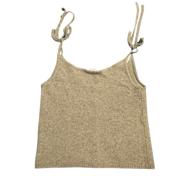 Emilia George Sera Brown Yak Merino Wool Maternity Sweater Cami Tank Size XL - Picture 4 of 5